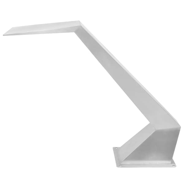 Poolfontän rostfritt stål 64x30x52 cm silver