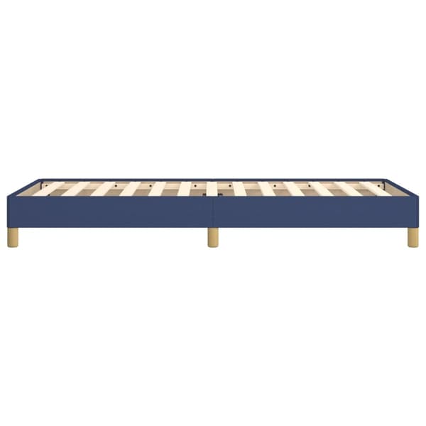 Sängram utan madrass blå 100x200 cm tyg
