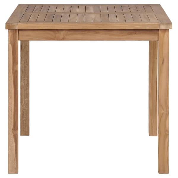 Trädgårdsbord 80x80x77 cm massiv teak
