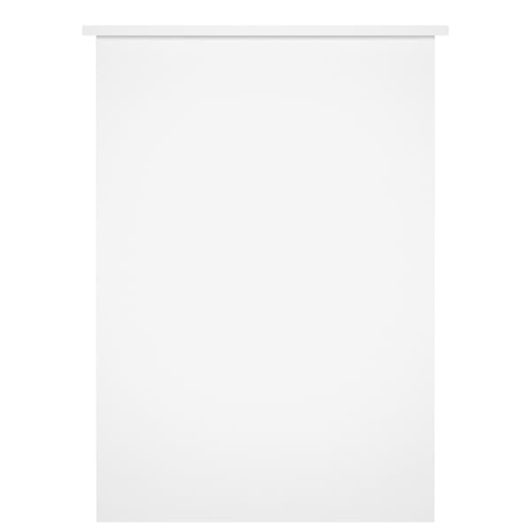 Skrivbord vit 100x55x75 cm konstruerat trä