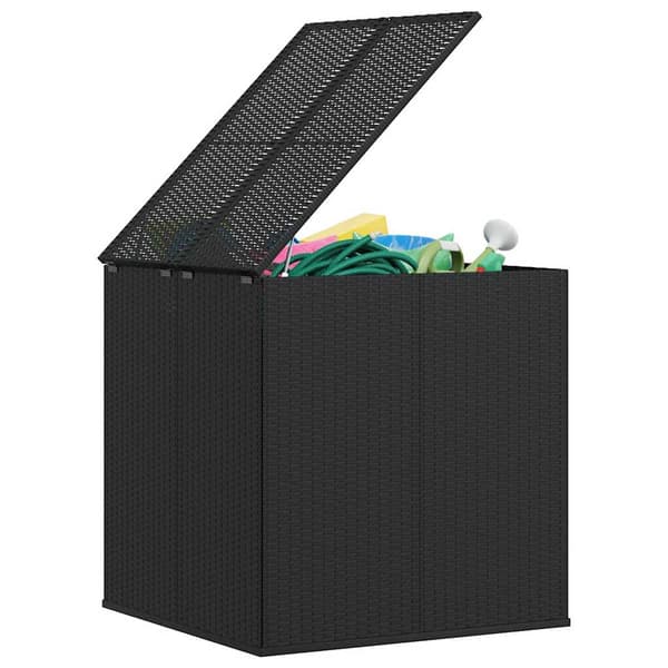Dynbox PE-rotting 100x97,5x104 cm svart
