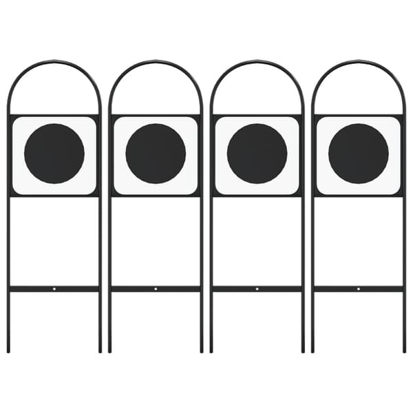 Dressyrbokstäver 4 st Stål