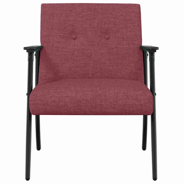 fåtölj Vinröd tyg