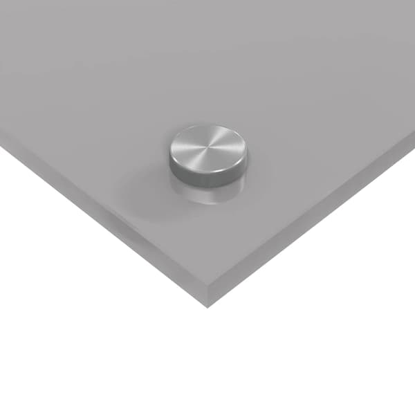 Köksskydd 2 pcs Ljusgrå 70 x 40 cm härdat glas