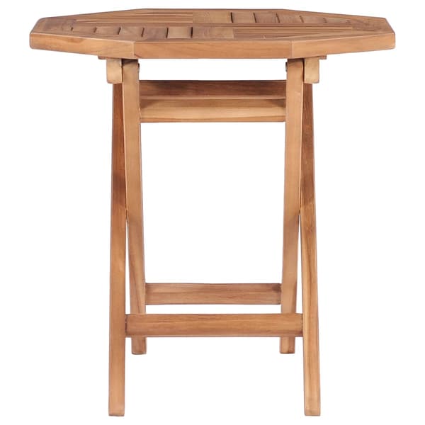 Hopfällbart trädgårdsbord 45x45x45 cm massiv teak