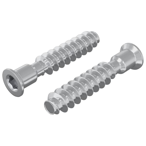 Huvudkapskruv 2 pcs Silver M7 x 40 mm Stål