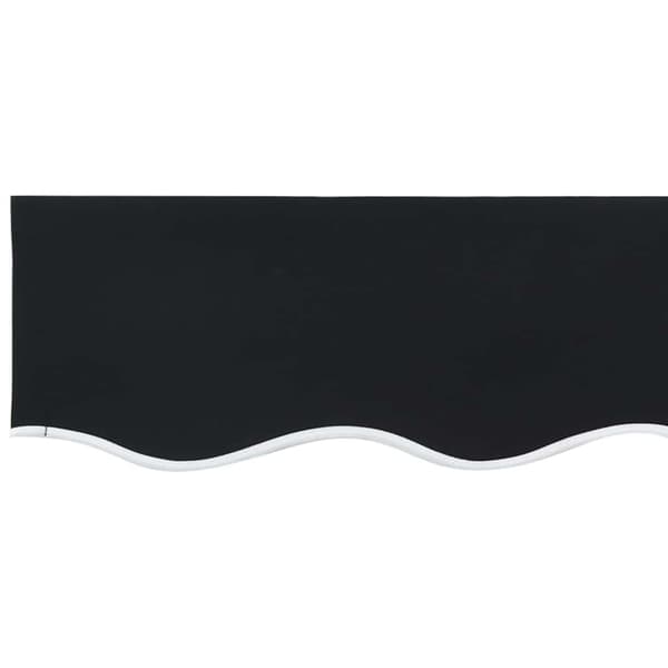 Markisväv Svart 4 × 3 m Polyester