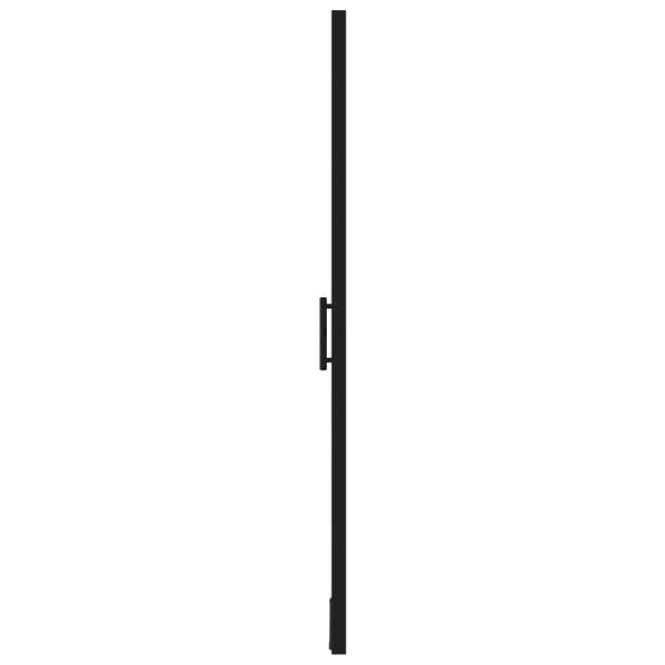 Duschdörr härdat glas 100x178 cm svart