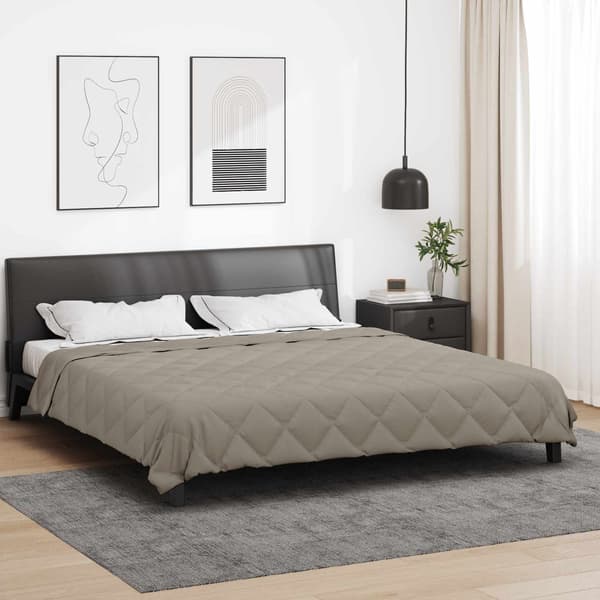Sommar Duvet Ljusgrå 220 x 200 cm Mikrofiber
