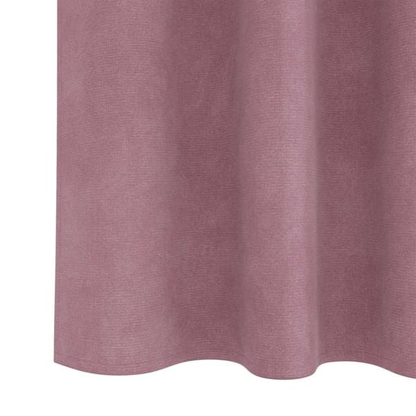 Mörkläggningsgardiner 2 st Mörkrosa 140 x 140 cm Sammet