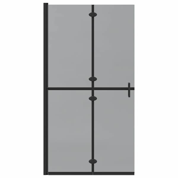 Walk-In duschvägg Svart 100 x 6,5 x 190 cm