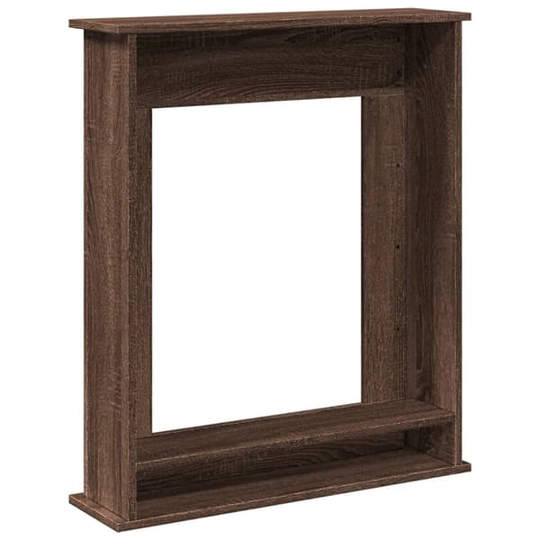 Spiselkrans brun ek 75x20x87,5 cm konstruerat trä