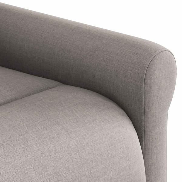 Reclinerfåtölj taupe tyg