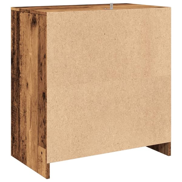 Skänk åldrat trä 70x41x75 cm konstruerat trä