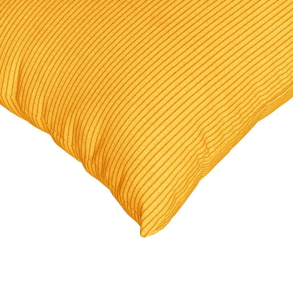 Sofakuddar 2 pcs Ljusgul 50 x 30 cm Kordread tyg