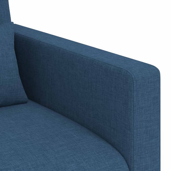 Soffa Blå 78 x 78 x 80 cm tyg