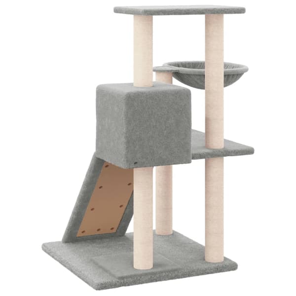 Klösträd med sisalpelare ljusgrå 82 cm