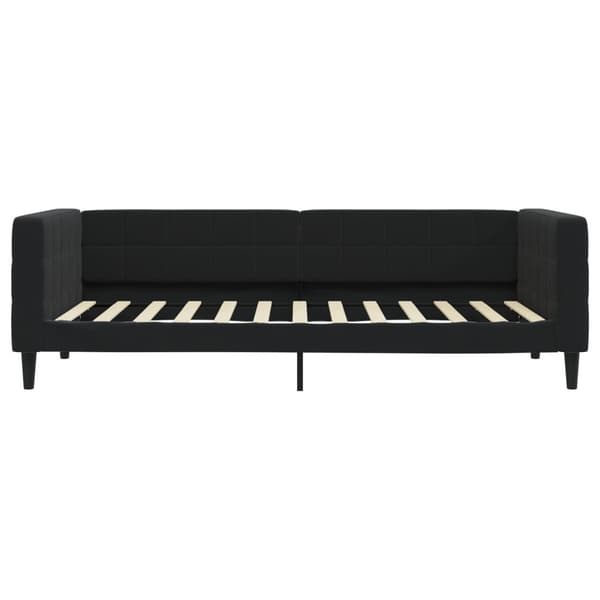 Dagbädd utdragbar svart 100x200 cm sammet