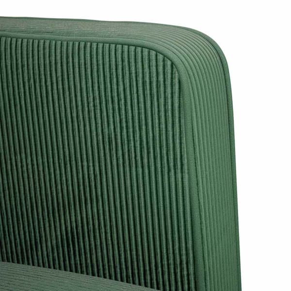 Loveseat soffa mörkgrön 109 cm manchestertyg