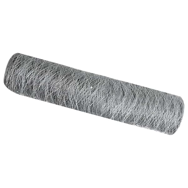 Hexagonstängsel 0,8 x 50 m Galvaniserat stål Silver