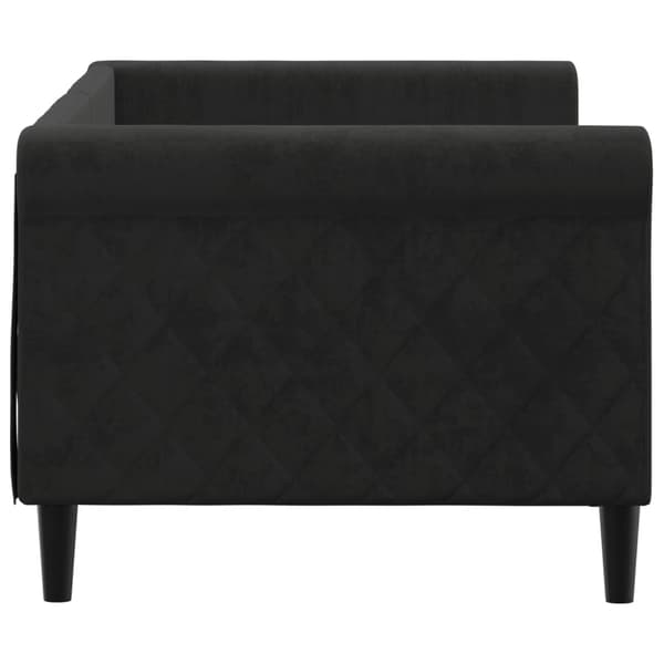 Dagbädd svart 80x200 cm sammet