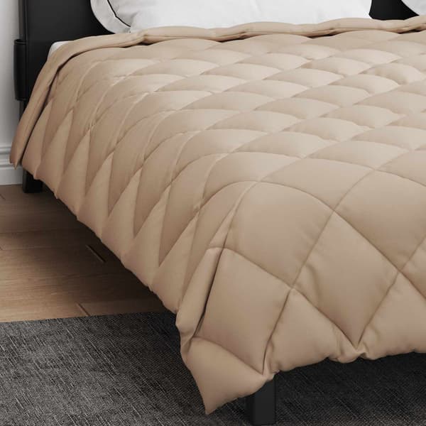 Vinter Täcke Taupe 200 x 200 cm Mikrofiber
