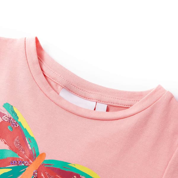 T-shirt för barn rosa 104