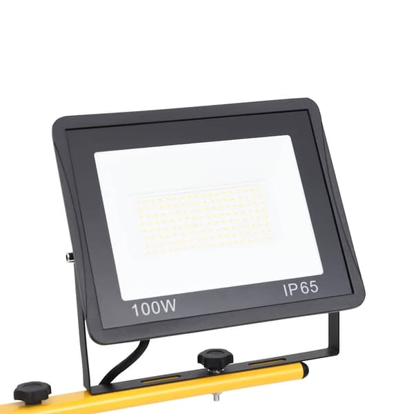 Strålkastare med stativ 2x100 W LED varmvit