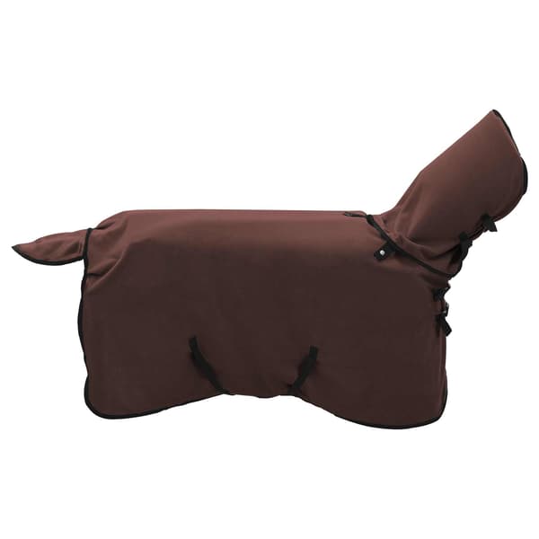 Hästdyna Full Mörk Brun 95 cm Polyester Fleece