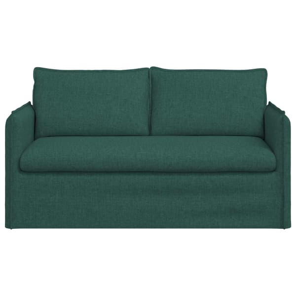 Soffa Mörkgrön 156 x 82 x 85 cm tyg