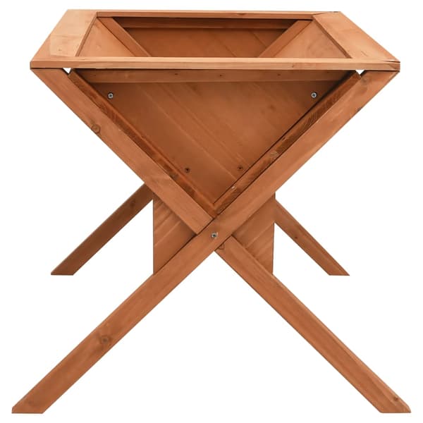 Odlingslåda 90x55x56 cm granträ