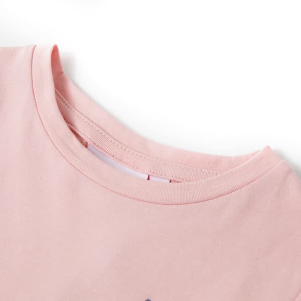 T-shirt för barn ljusrosa 116