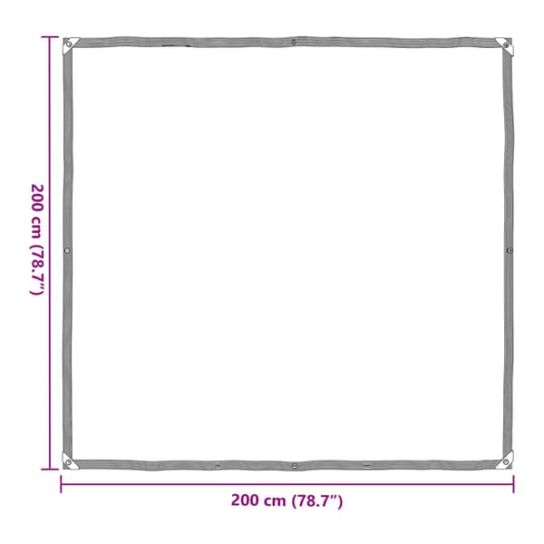 Växtskydd Transparent 2 x 2 m PE