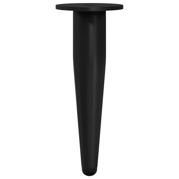Möbelfötter 2 pcs Svart Ø 40 x 98 mm Järn