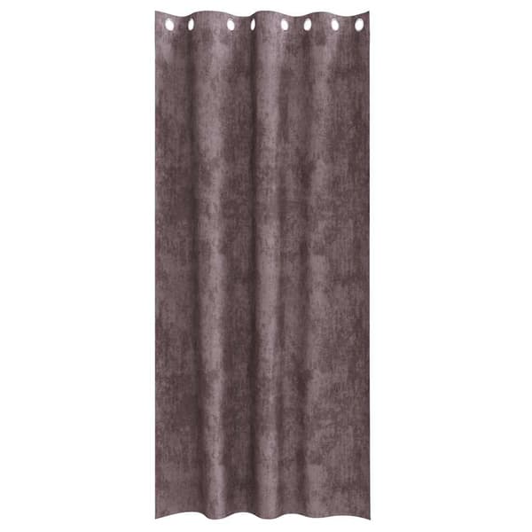 Sammetsgardiner 2 st Brun 260 x 140 cm Sammet