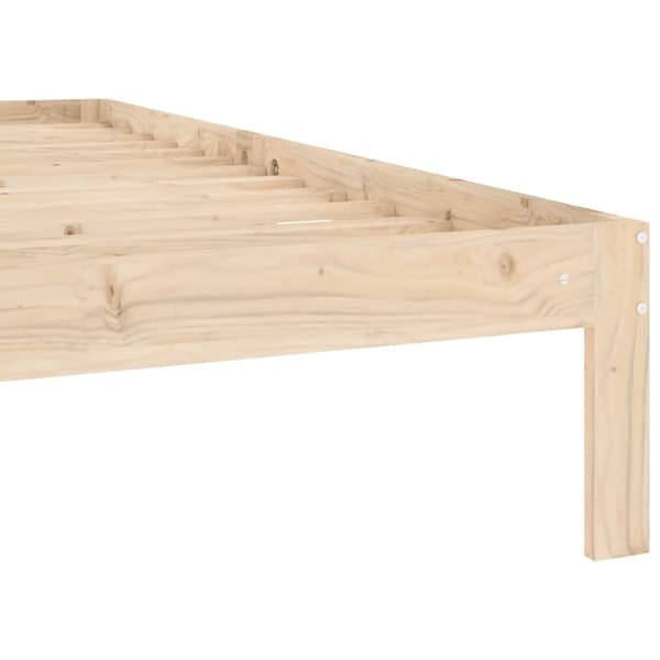 Sängram massiv furu 100x200 cm