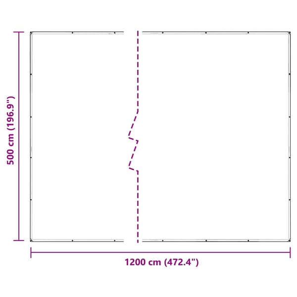 Växtskydd Transparent 5 x 12 m PVC