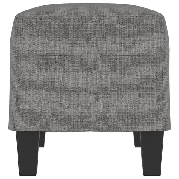 Bänk mörkgrå 70x35x41 cm tyg