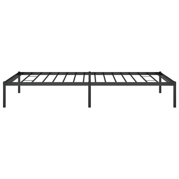Sängram metall svart 100x200 cm