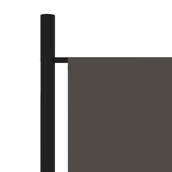 Rumsavdelare 5 paneler antracit 250x180 cm