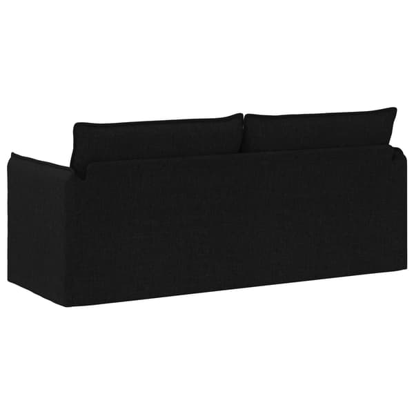 Soffa Svart 196 x 82 x 85 cm tyg