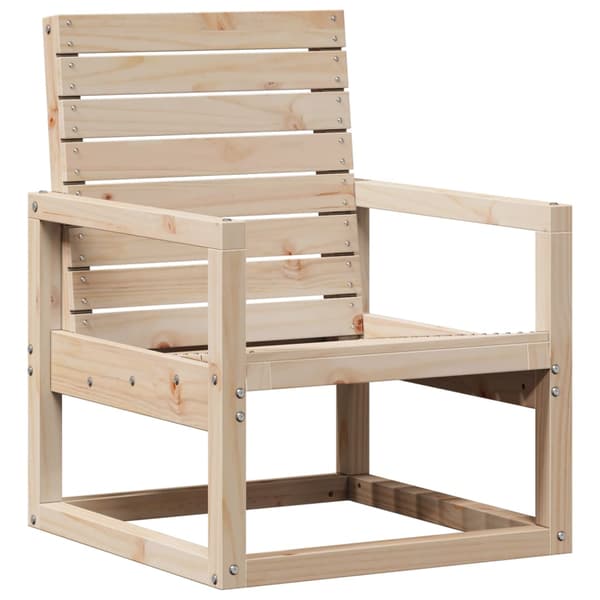 Loungegrupp 3 delar massiv furu