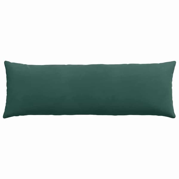 Sofakuddar 2 pcs Mörkgrön 120 x 40 cm Kordread tyg