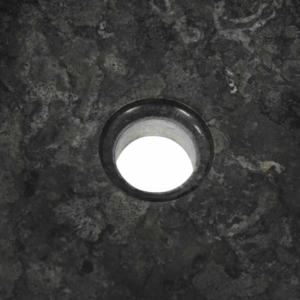 Handfat 40x12 cm marmor svart