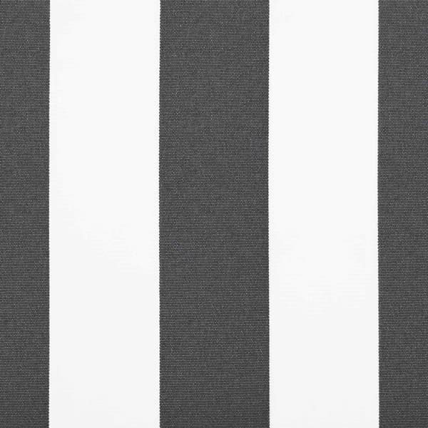 Markisram Antracit och vitt 400 × 300 cm