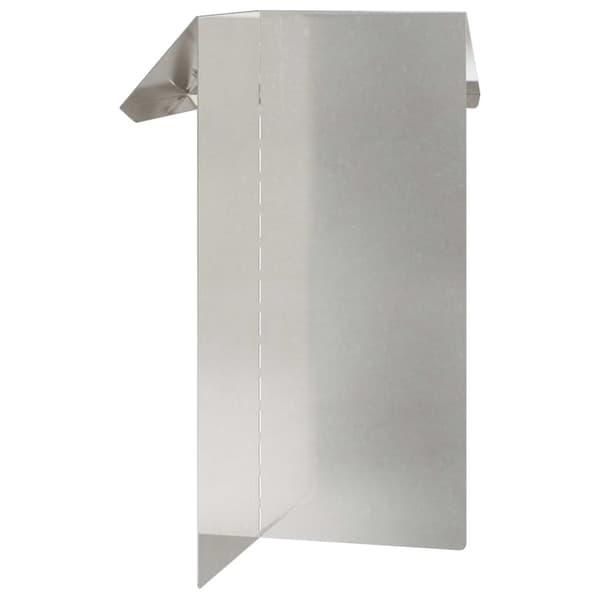 Snigelfence 4 pcs 13,5 x 13,5 x 25 cm Rostfritt stål Silver