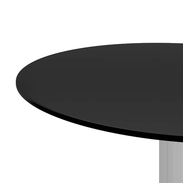 Soffbord svart 40 cm härdat glas