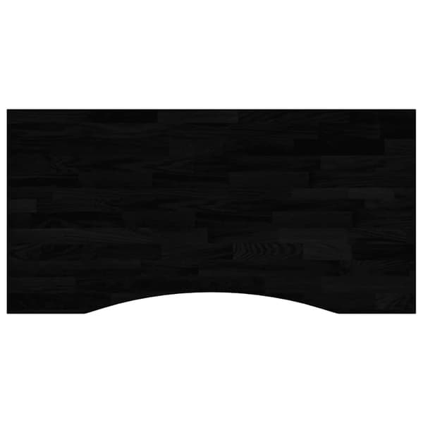 Bordsskiva mörkbrun 100x50x2,5 cm massiv ek rektangulär