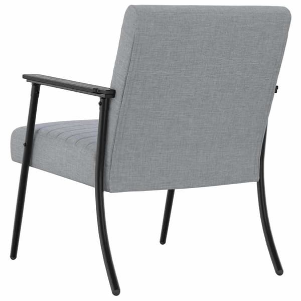 fåtölj Ljusgrå 59 x 75 x 78 cm tyg