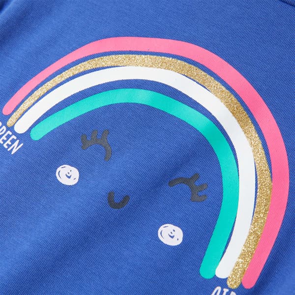 T-shirt för barn kobolt 116